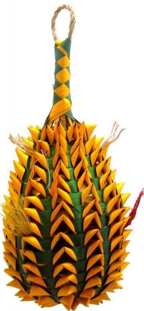 Planet Pleasures Pineapple Foraging Bird Toy