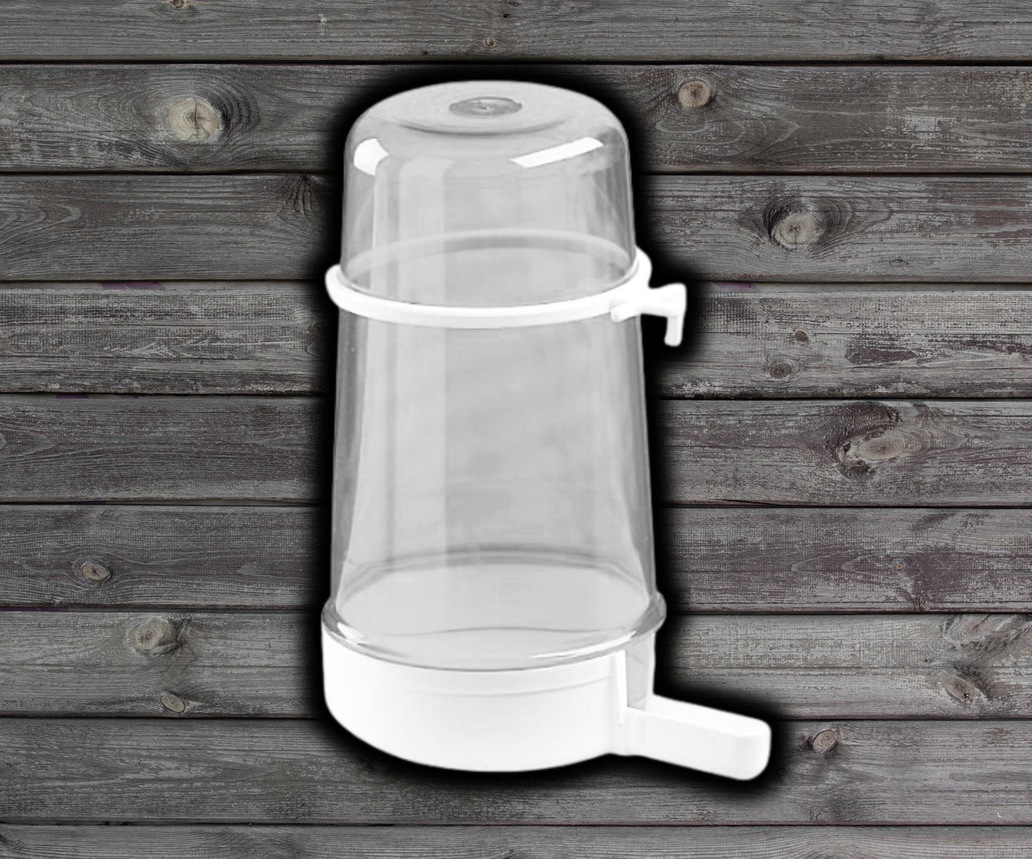 S.T.A Plastic Tube Bird Waterer 14 Oz Short Lip
