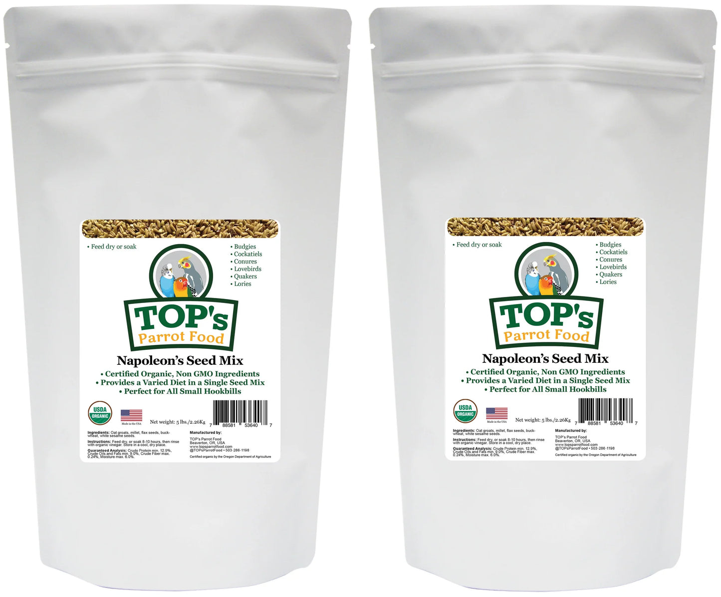 Top's 5 lb Napoleon Seed Two-Pack (includes shipping)