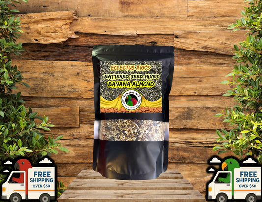 Dehydrated Banana Almond Battered Seed Mix