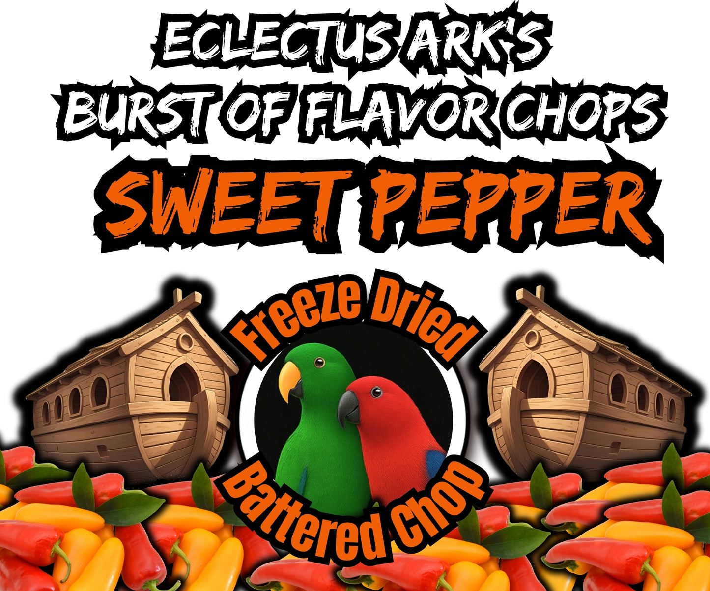 Burst of Flavor Freeze Dried Chop - Sweet Peppers