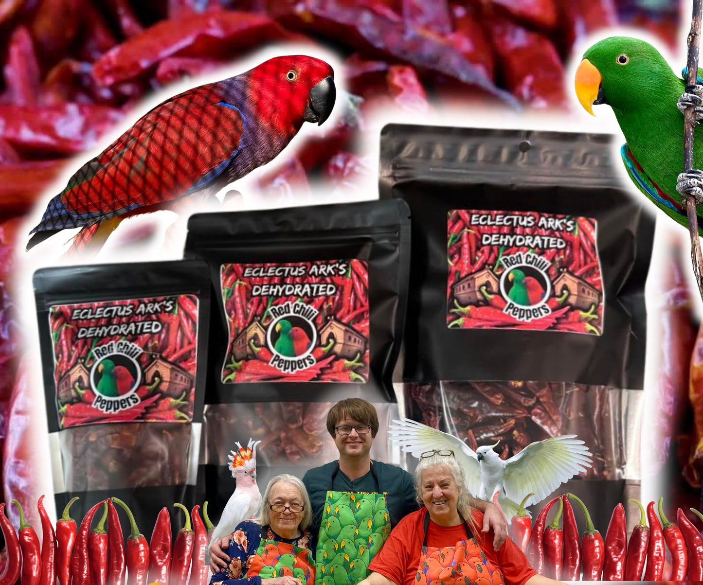 Dehydrated Spicy Chili Peppers