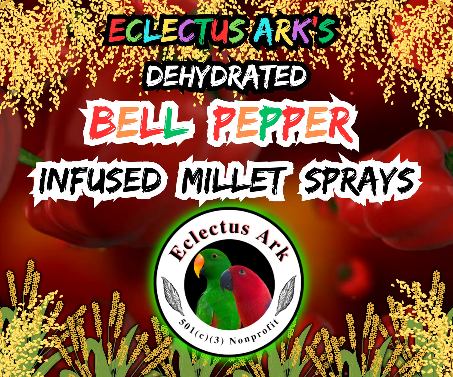 Dehydrated Bell Pepper Millet Spray