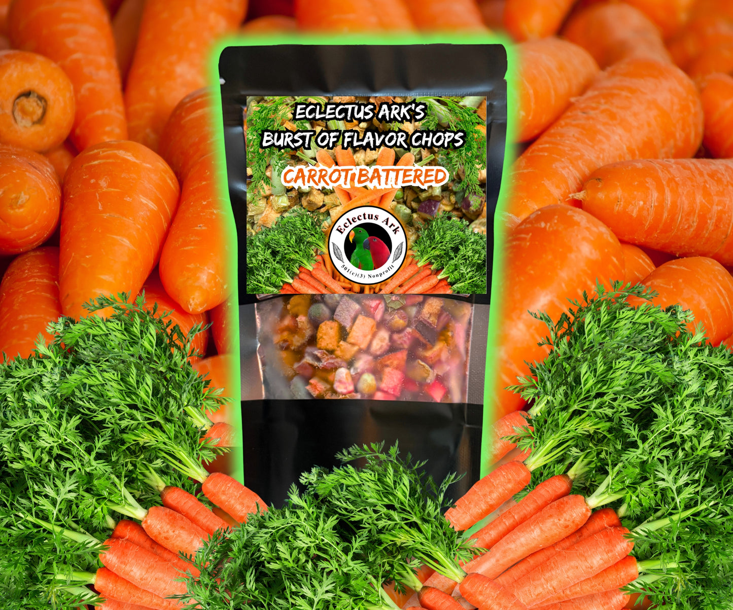 Burst of Flavor Freeze Dried Chop - Carrot
