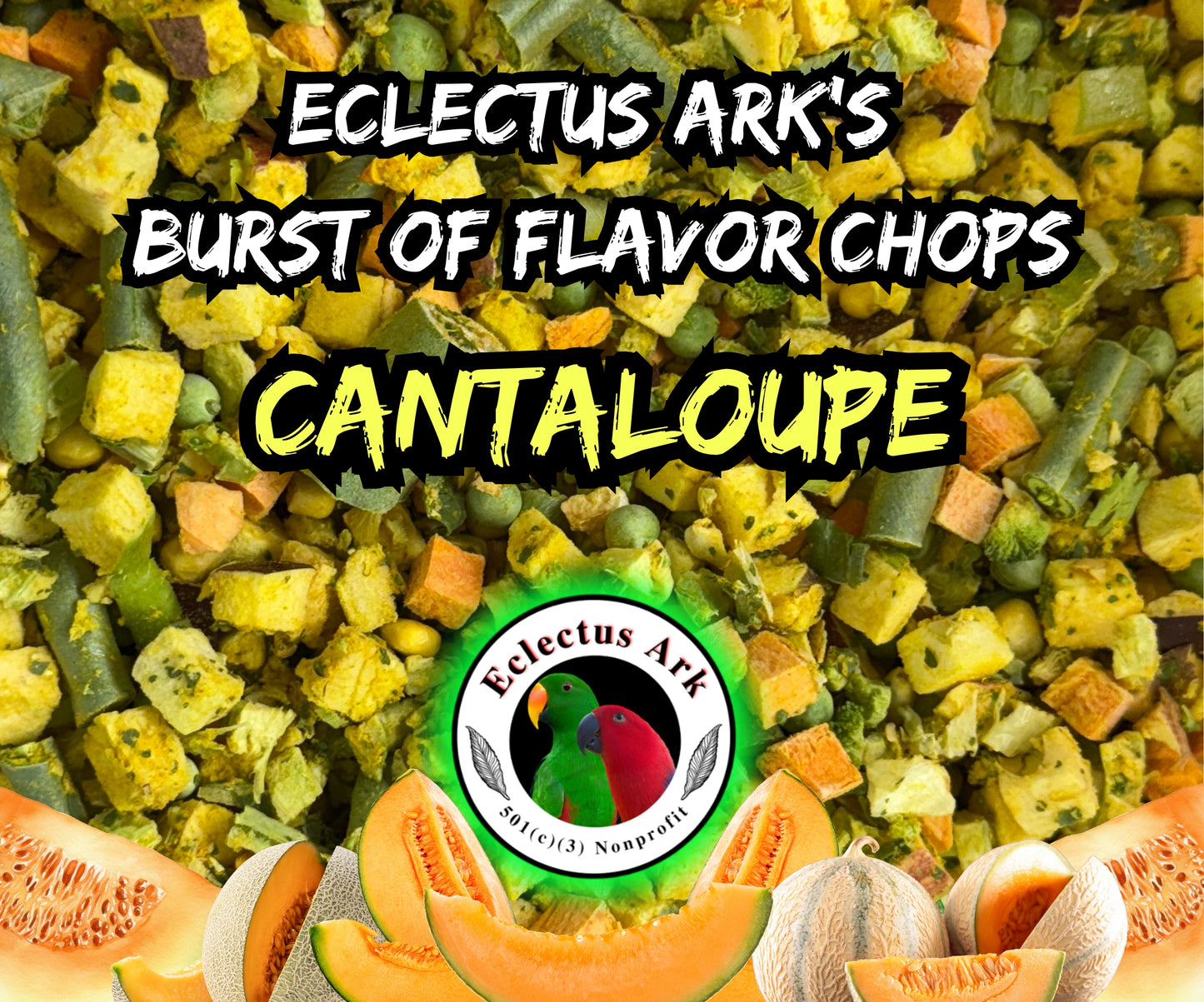 Burst of Flavor Freeze Dried Chop - Cantaloupe Battered
