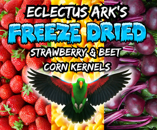 Freeze Dried Strawberry Beet Battered Sweet Corn