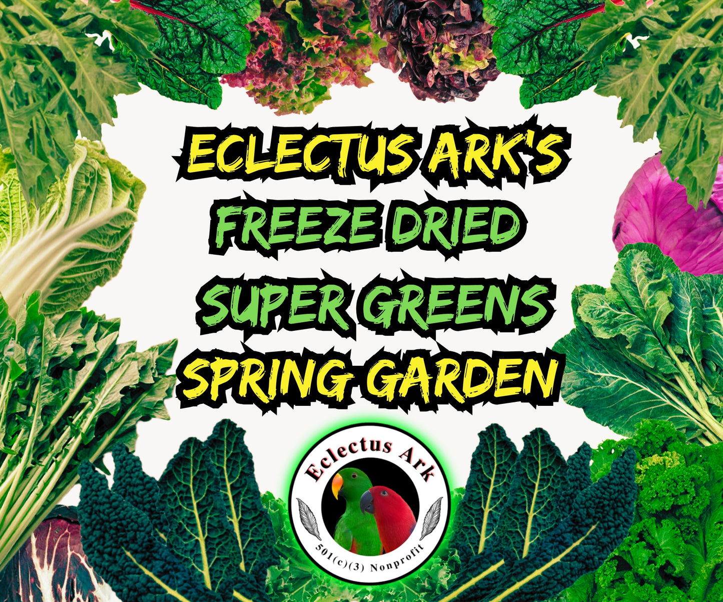 Freeze Dried Super Greens - Spring Garden