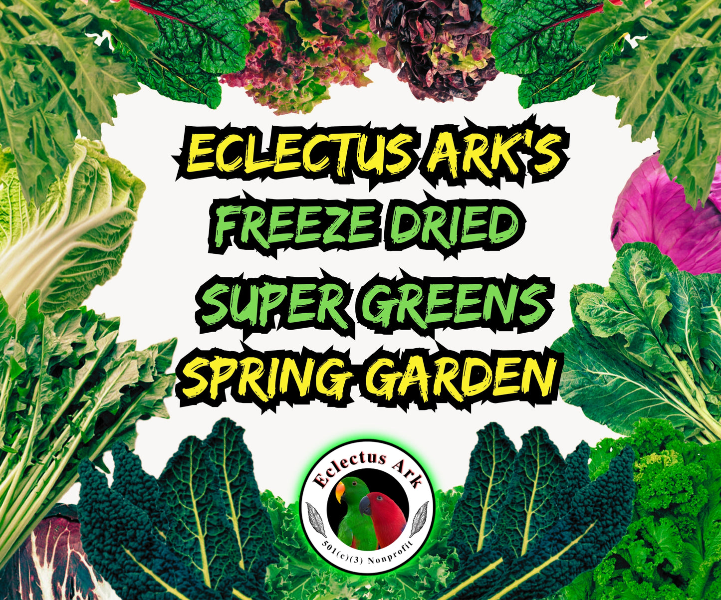 Freeze Dried Super Greens - Spring Garden