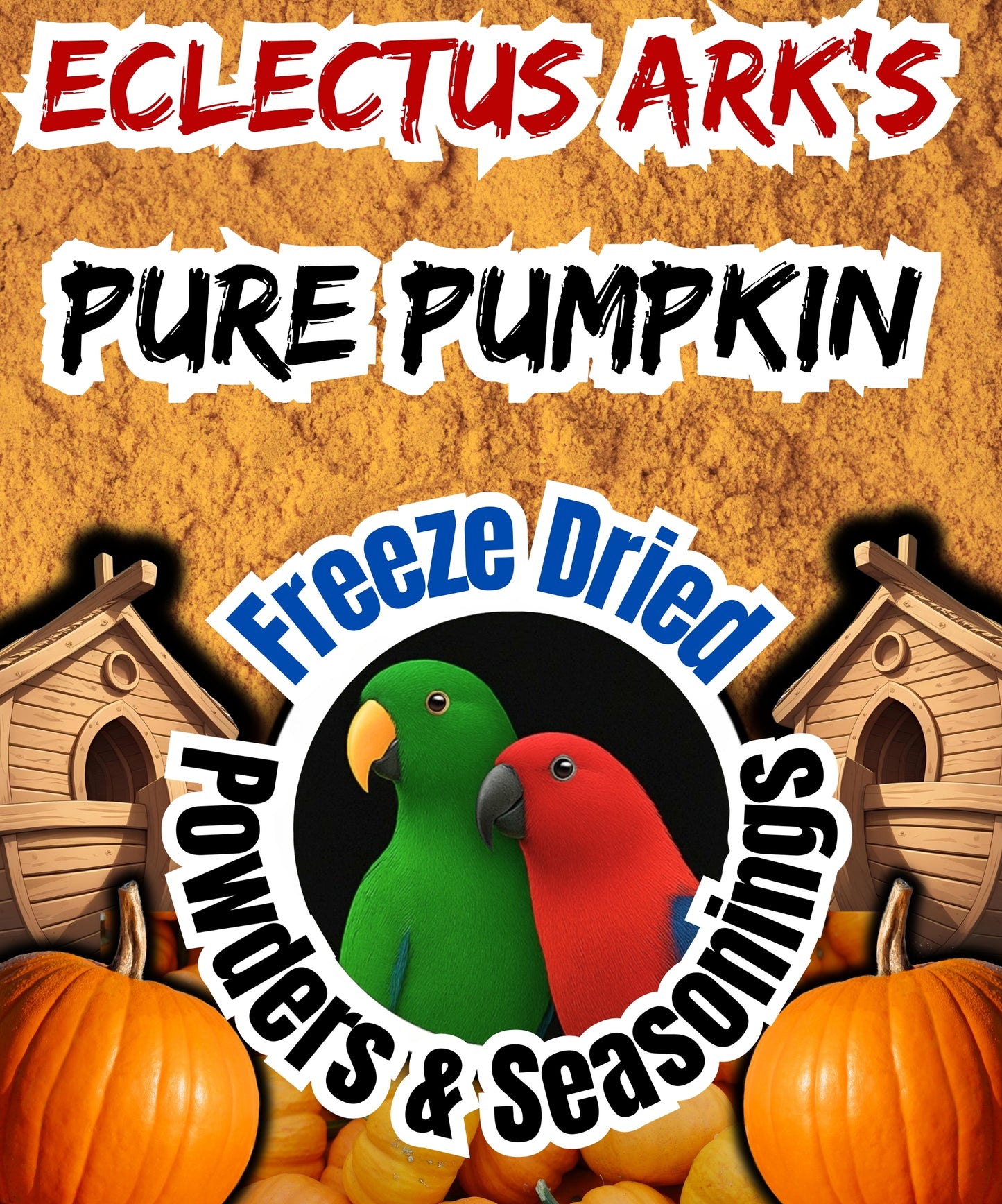 Freeze Dried Orange Pumpkin Powder