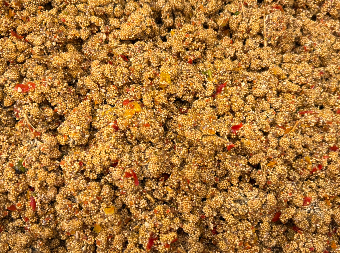 Dehydrated Bell Pepper Millet Spray