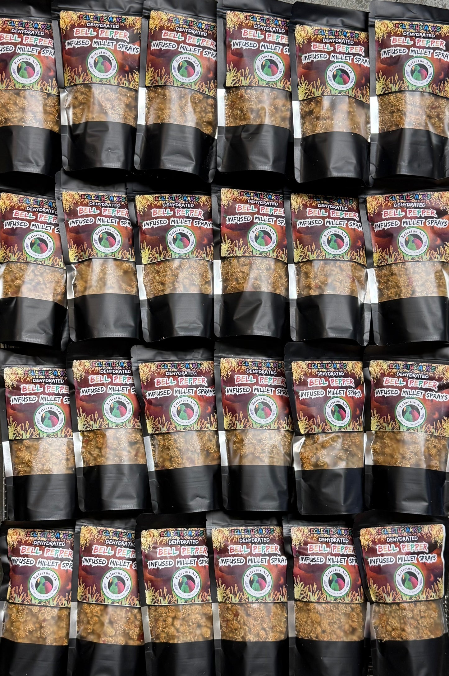 Dehydrated Bell Pepper Millet Spray