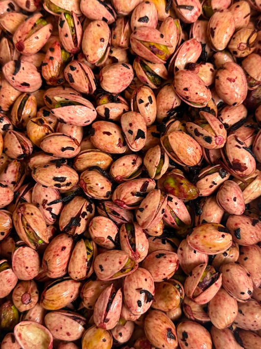 Freeze Dried Pistachios - Hibiscus Flower Battered