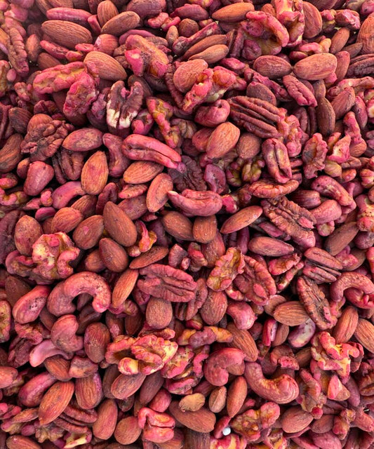 Red Beet Infused Whole Mixed Nuts