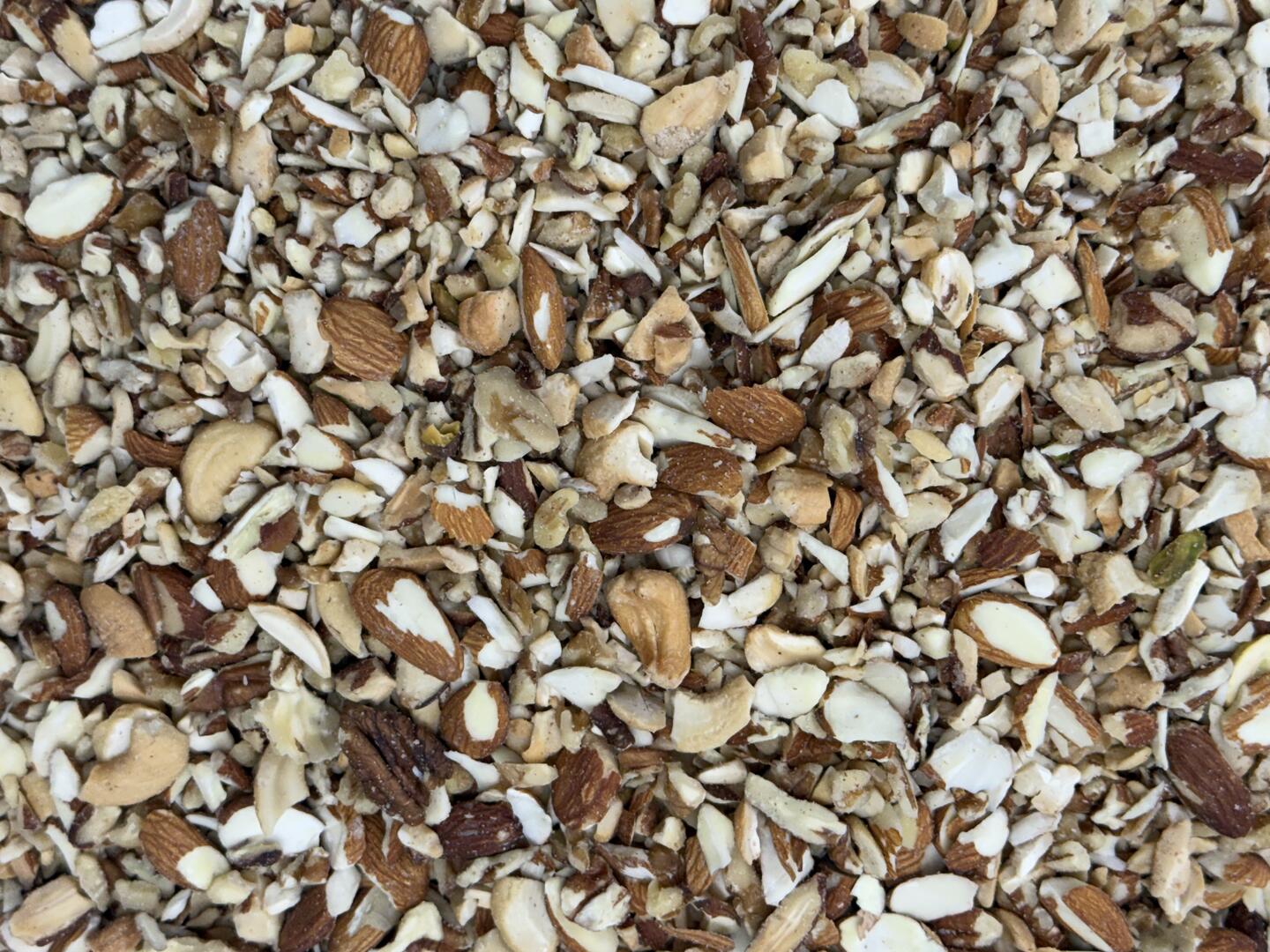 Course Chopped & Sifted Whole Mixed Nuts