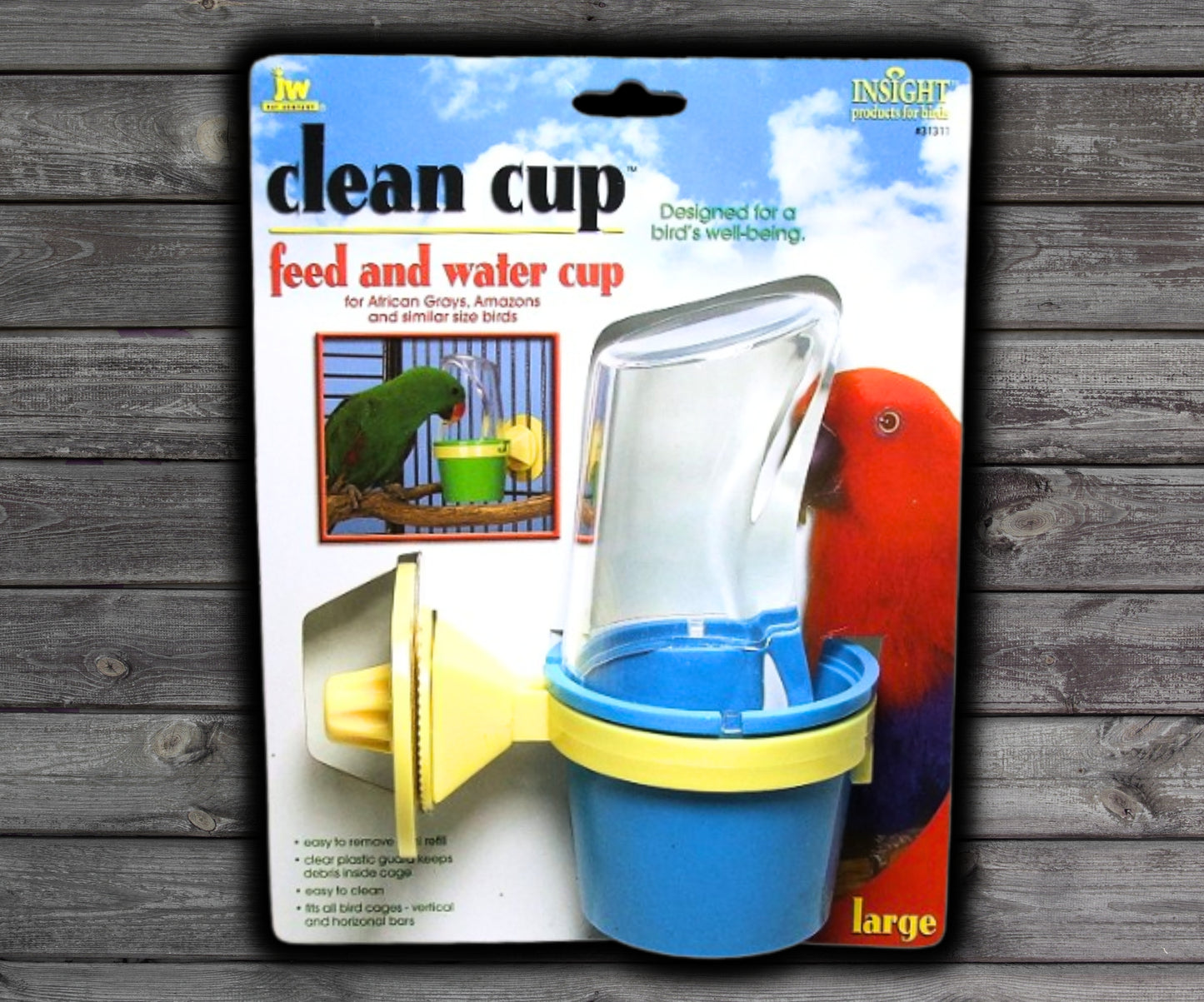 JW Pet Insight Bird Clean Cup - Feed & Water