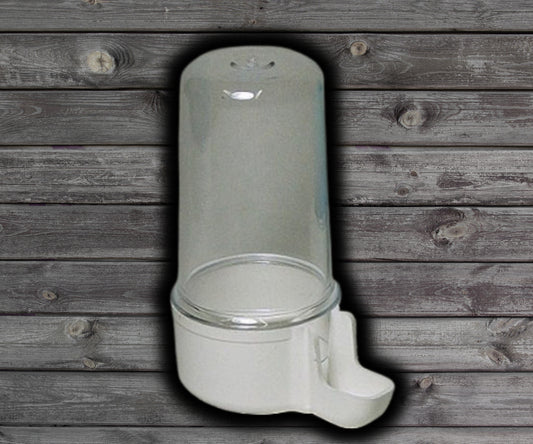 S.T.A Plastic Tube Waterer 2 Oz Clear w/Short Lip