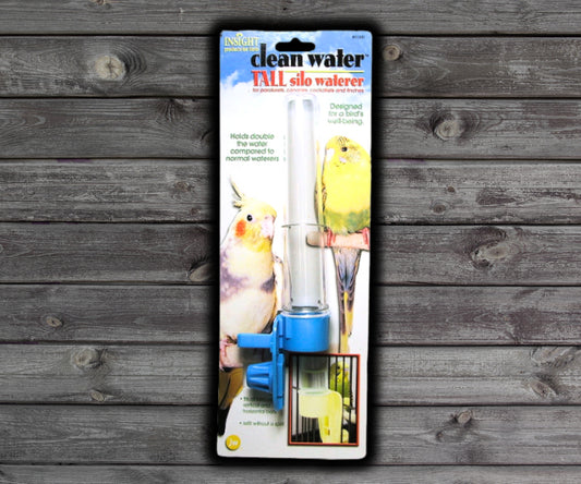 JW Pet Insight Bird Clean Water Tall Silo Waterer
