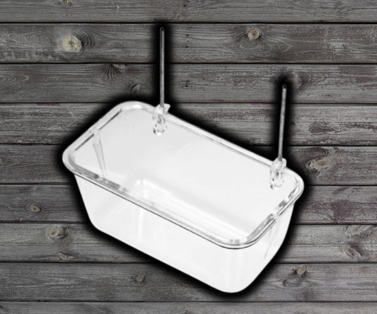 S.T.A Clear Bird Dish with Wires