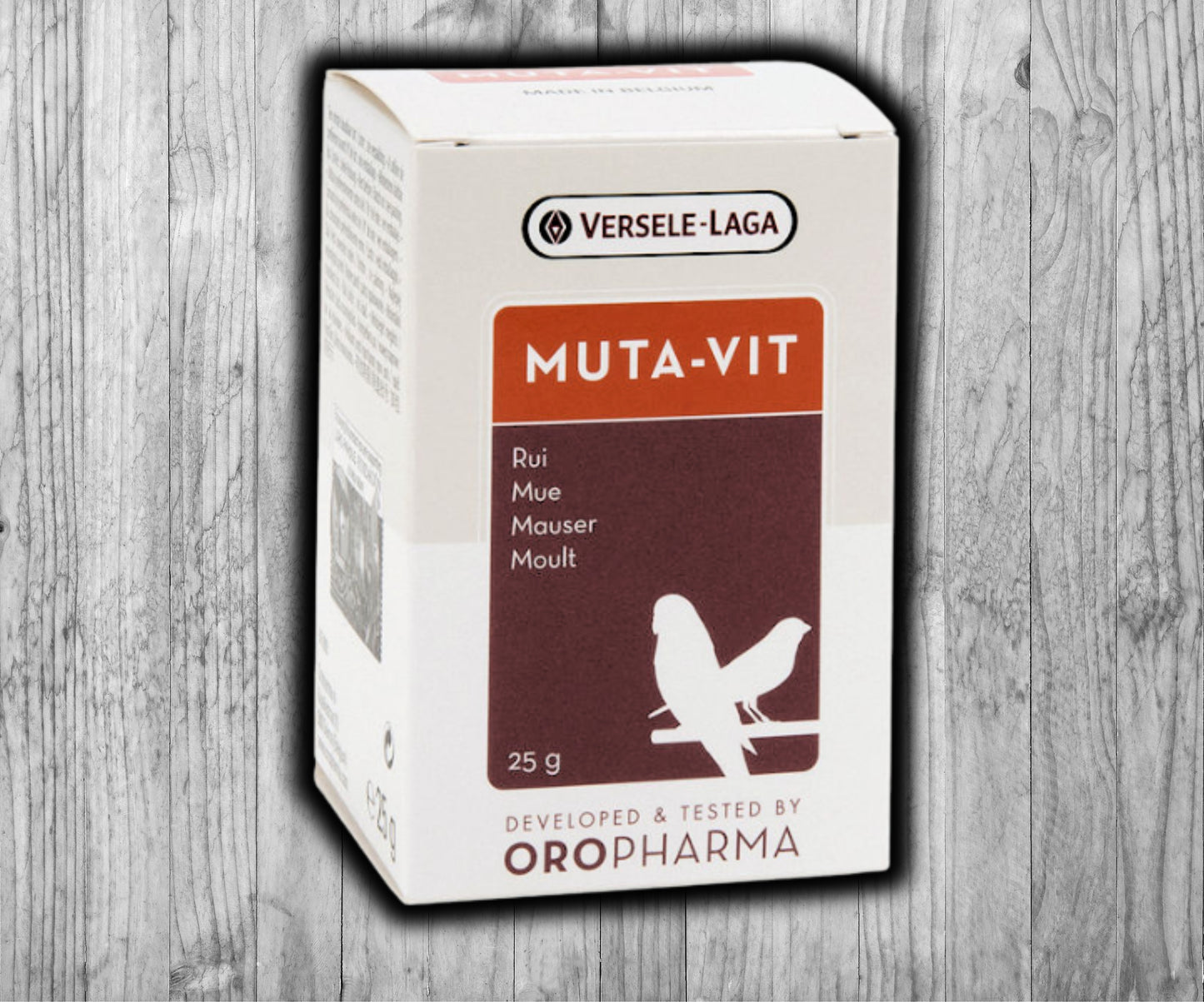 Oropharma Muta-Vit is a special blend of vitamins, amino acids and trace elements, with high content of sulphurous amino acids and biotin. This dietary supplement promotes feather development and condition, strengthens the plumage, protects the liver and ensures an optimal metabolism.