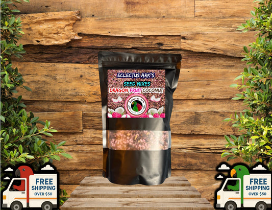 Dehydrated Dragon Fruit & Coconut Battered Seed Mix