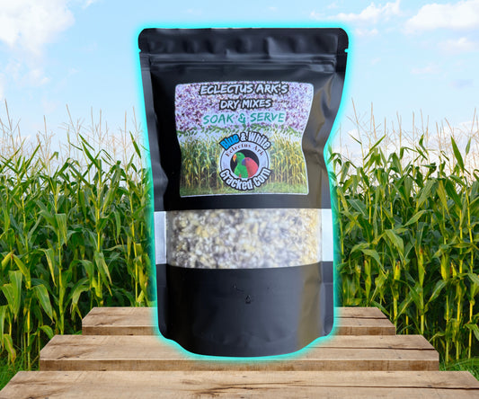 Soak & Serve - Blue & White Cracked Corn