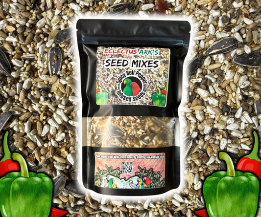 Spicy Bell Pepper Infused Seed Mix