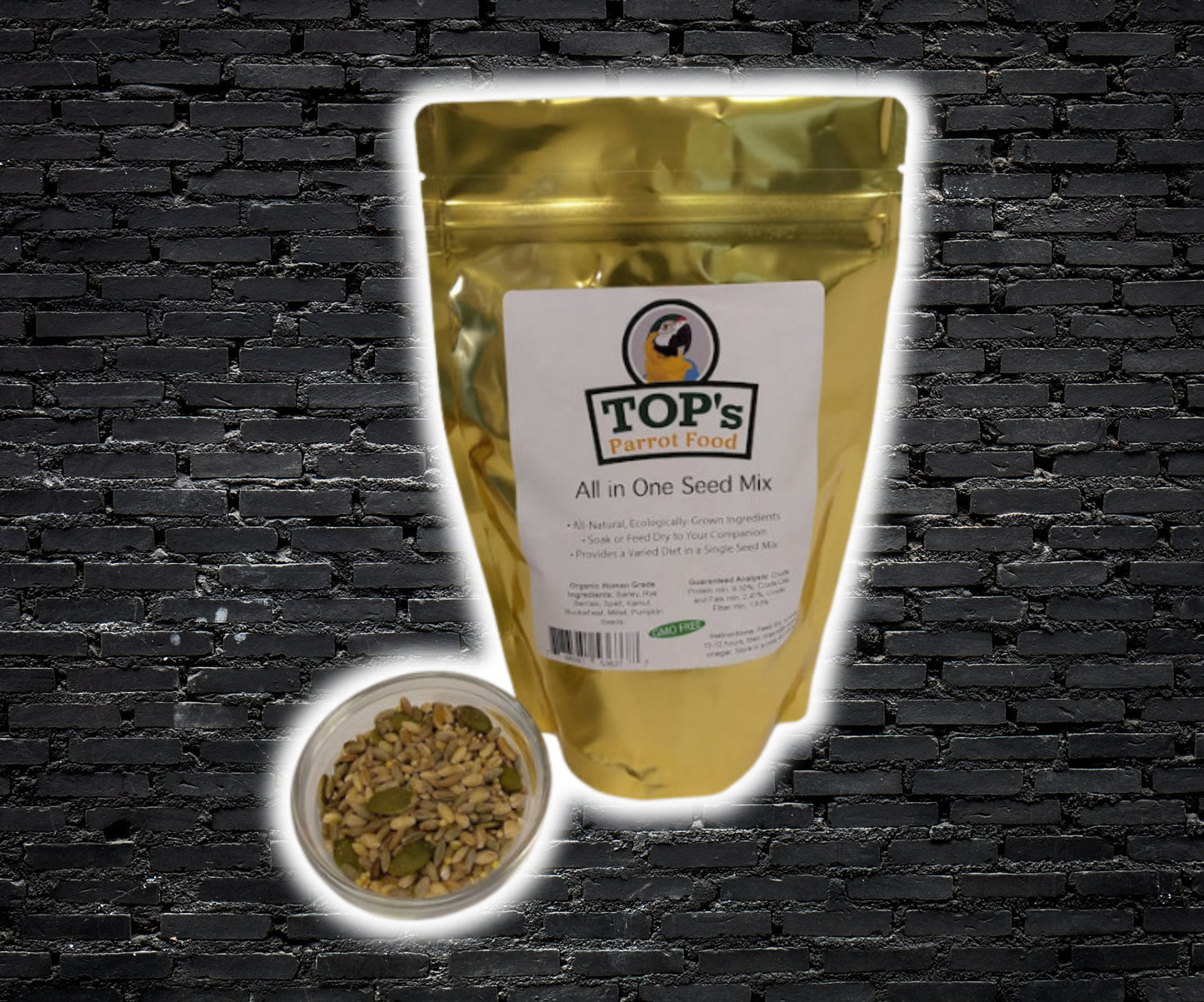 TOP's Parrot Food All-In-One Soak Mix