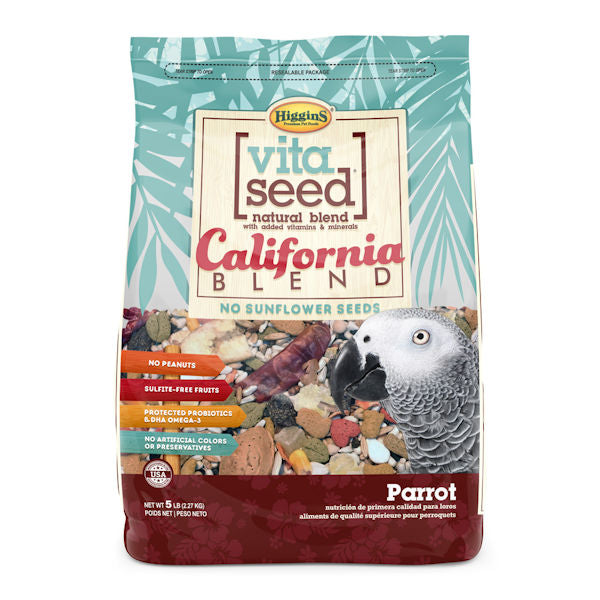 Higgins® Vita Seed® California Blend – Natural Parrot Seed Mix