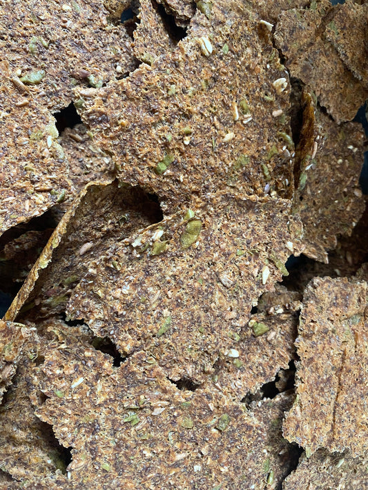 Dehydrated Granny Smith Apple Multigrain Crisps