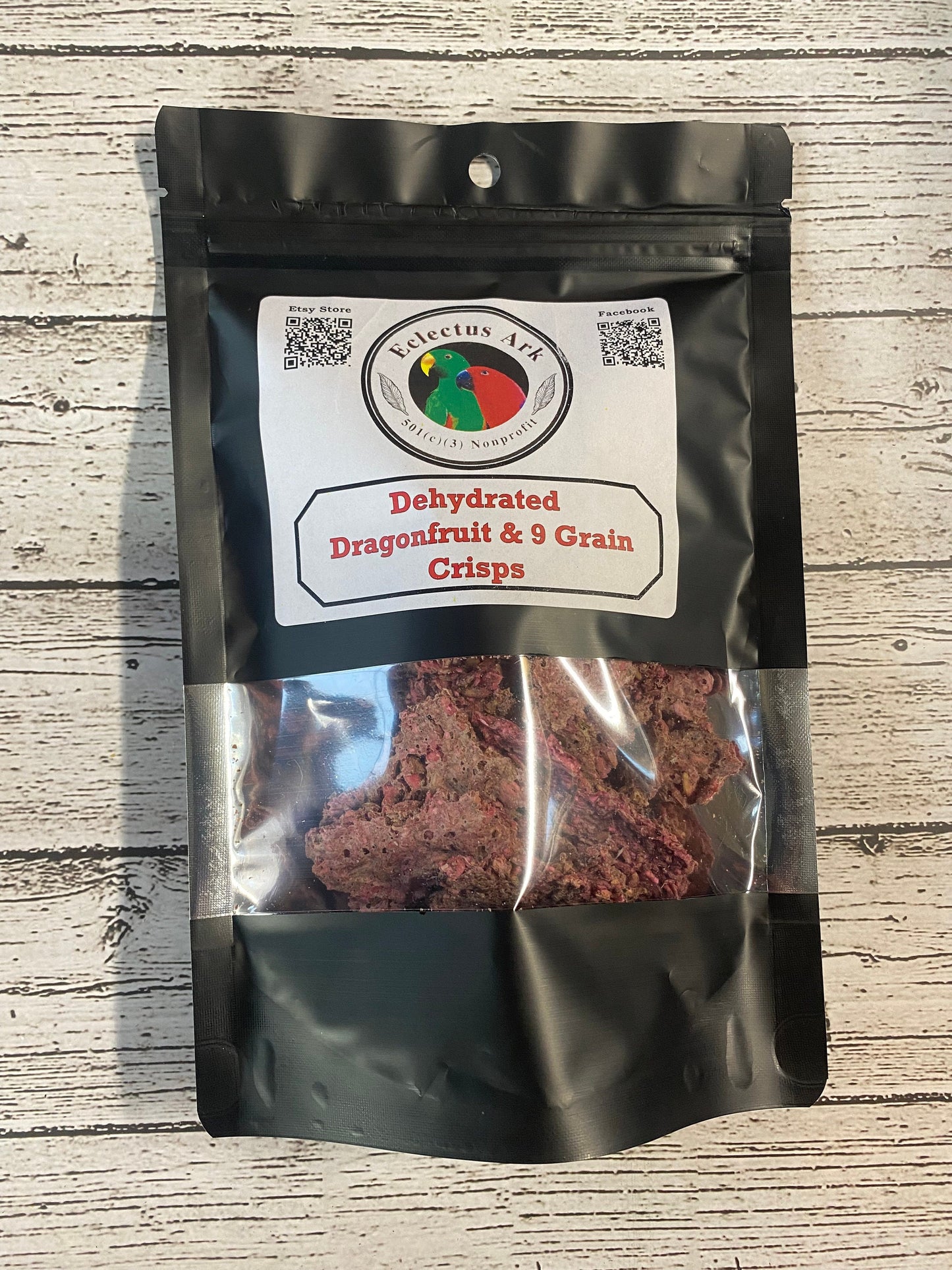 Dehydrated Dragon Fruit Multigrain Crisps 6 oz