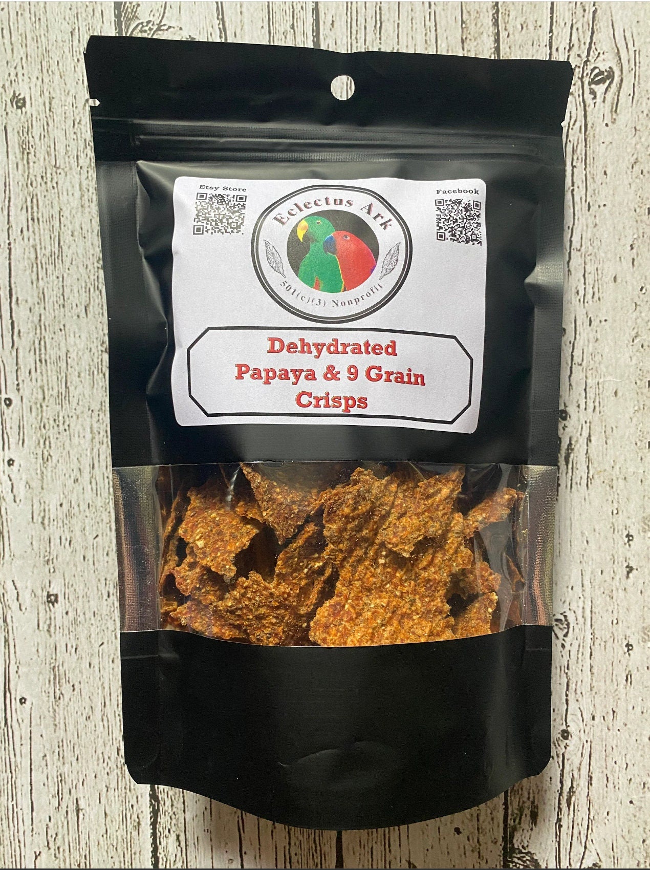 Dehydrated Maradol Papaya Multigrain Crisps 6 oz