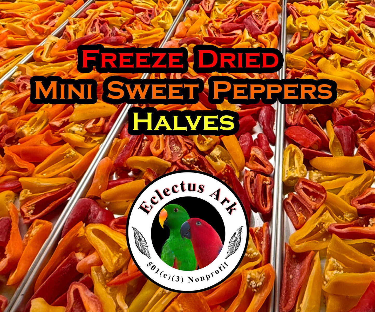 Freeze Dried Sweet Mini Pepper Halves