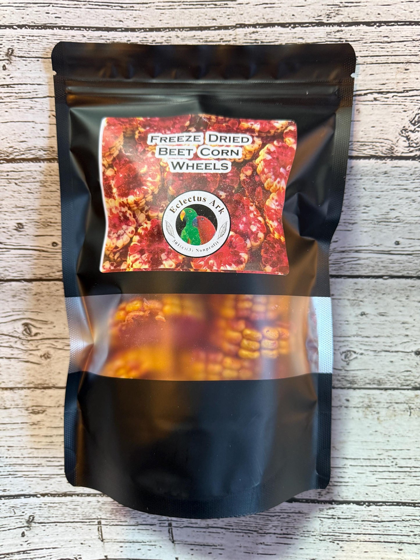Freeze Dried- Beet Flavored Corn Wheels