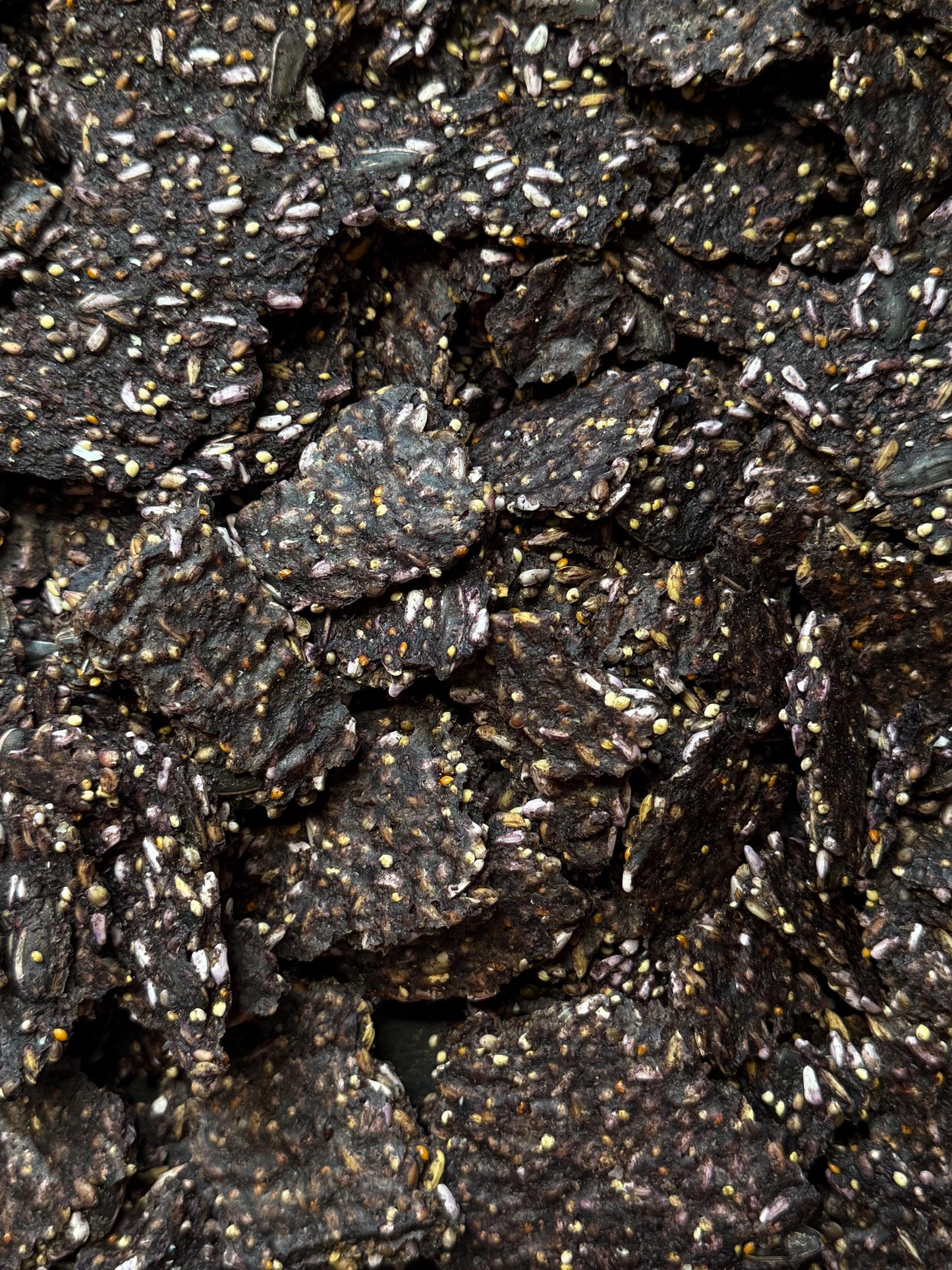 Dehydrated Blueberry Seed Crackers 6 oz