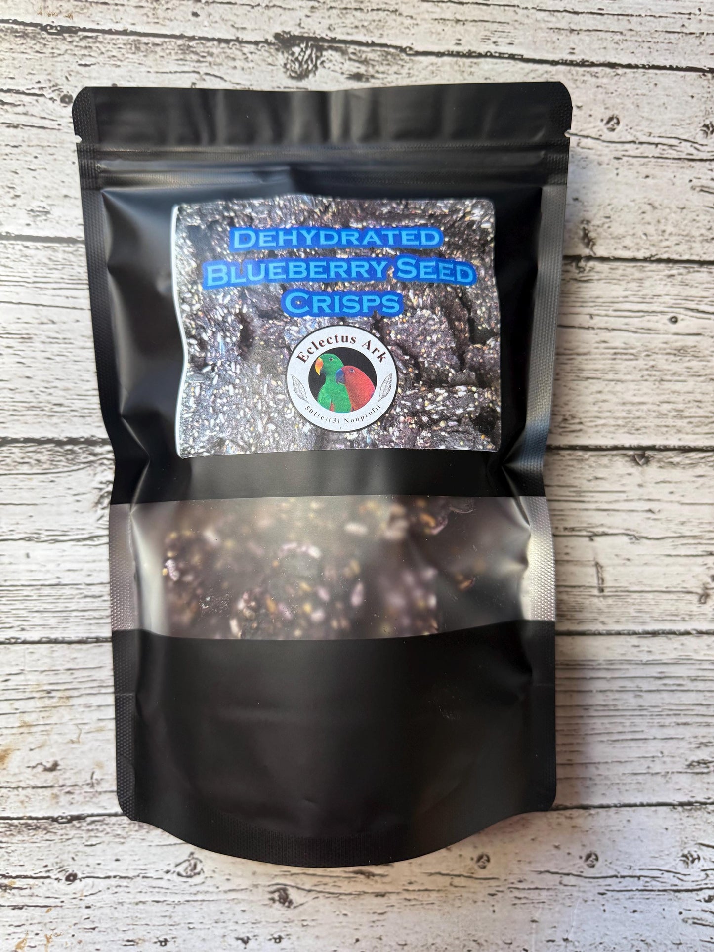 Dehydrated Blueberry Seed Crackers 6 oz
