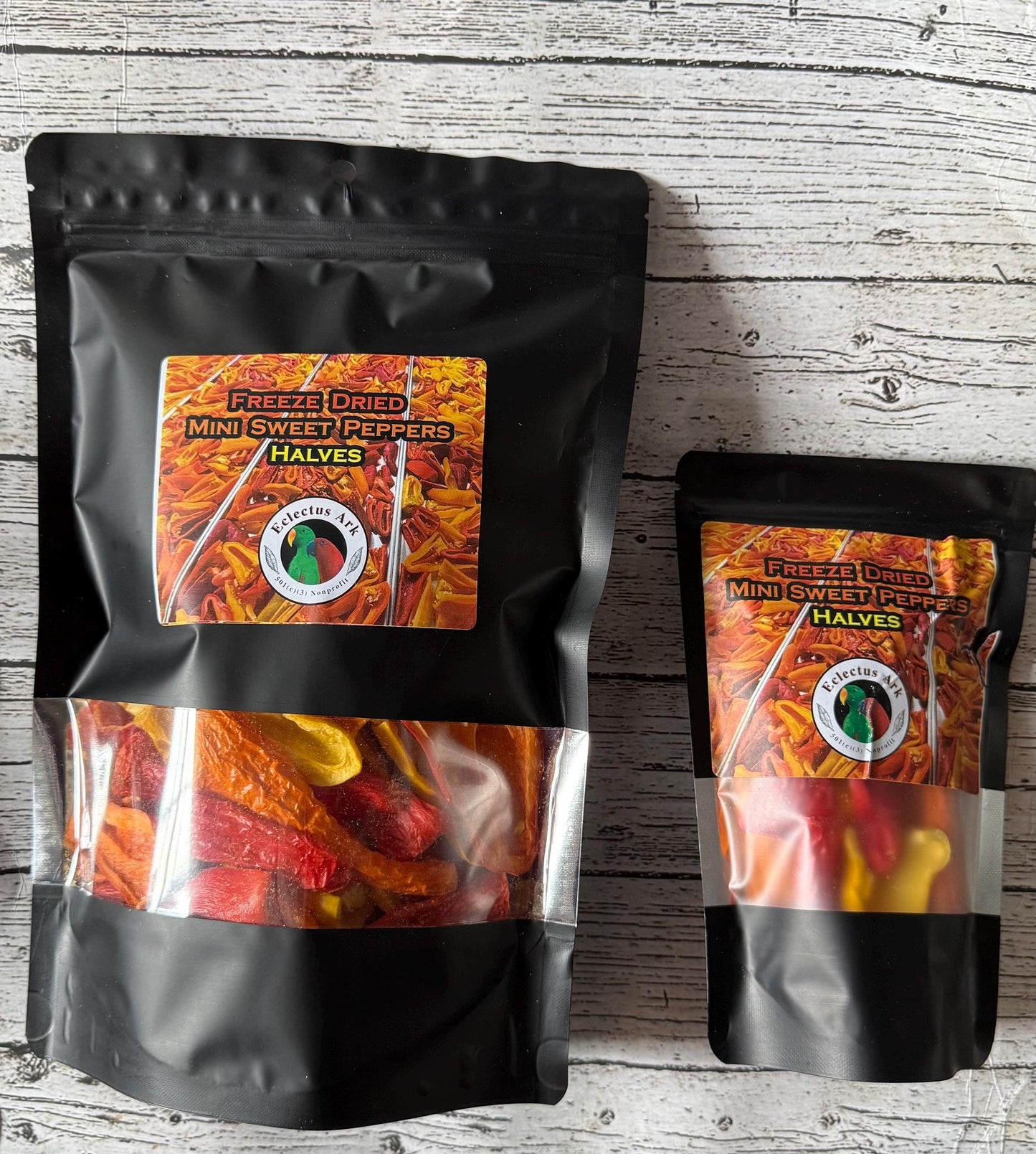 Freeze Dried Sweet Mini Pepper Halves
