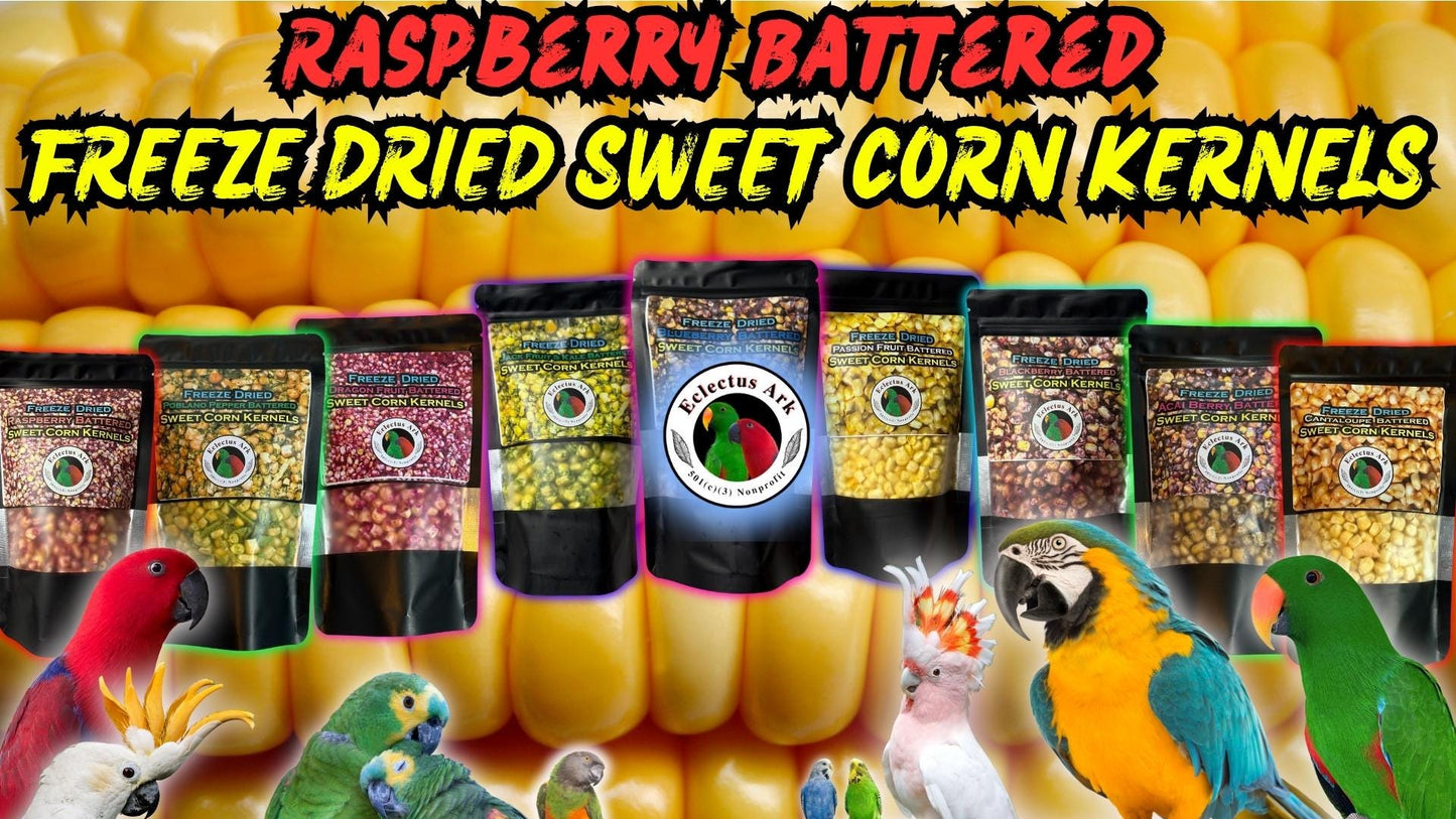 Freeze Dried Raspberry Battered Sweet Corn