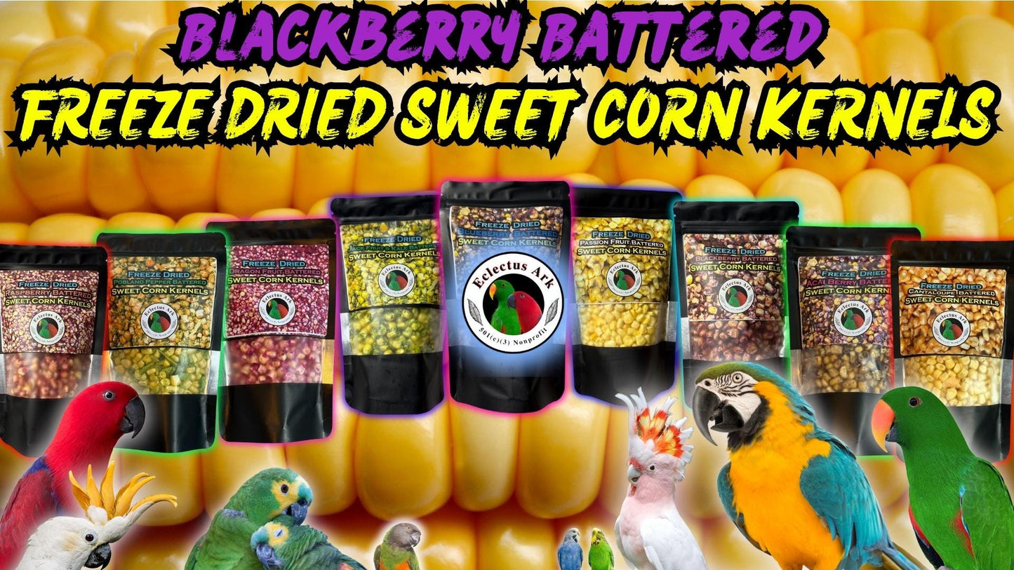 Freeze Dried Blackberry Battered Sweet Corn