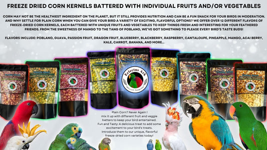 Freeze Dried Blackberry Battered Sweet Corn