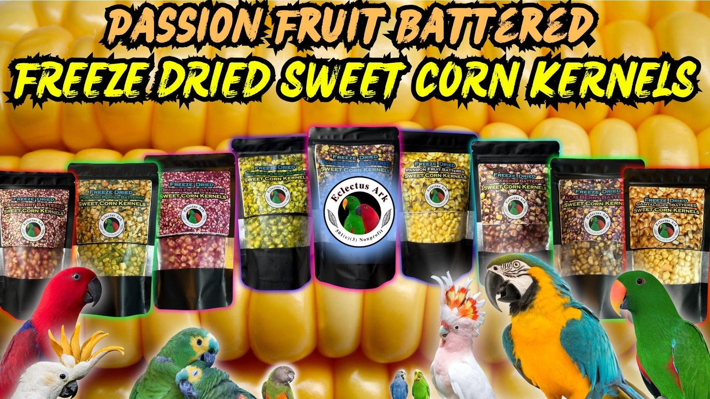 Freeze Dried Passion Fruit Battered Sweet Corn