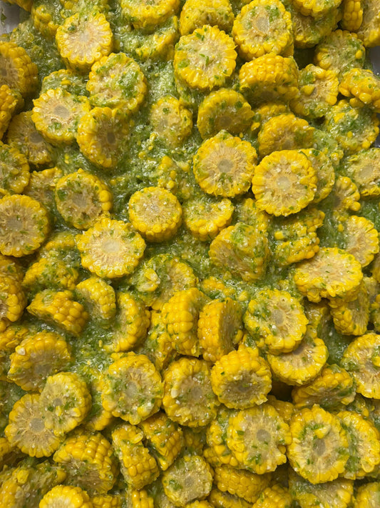 Freeze Dried Okra Corn Wheels