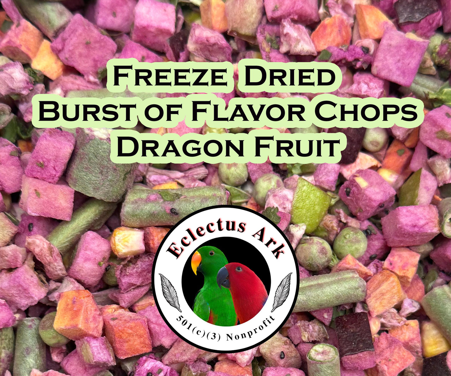 Burst of Flavor Freeze Dried Chop - Dragon Fruit Battered
