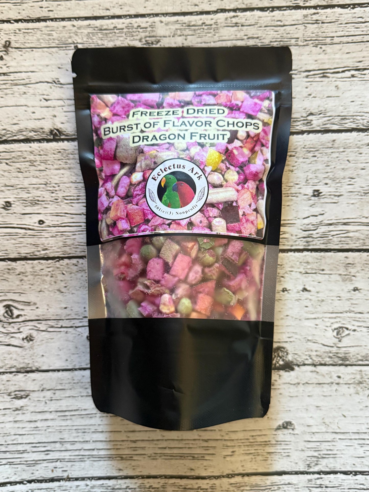 Burst of Flavor Freeze Dried Chop - Dragon Fruit Battered