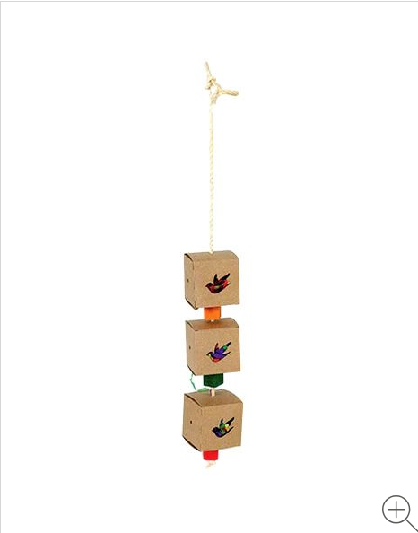 Paradise Triple Foraging Box Bird Toy