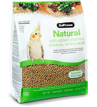 Zupreem Natural Cockatiel Pellets