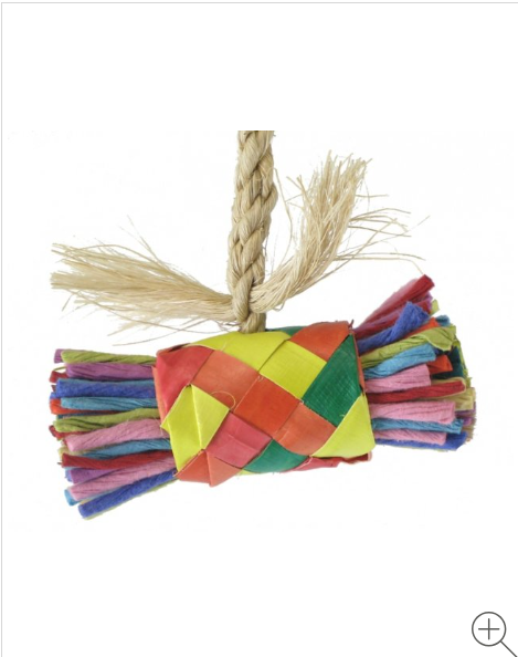 Planet Pleasures String & Buri Bundle Bird Toy