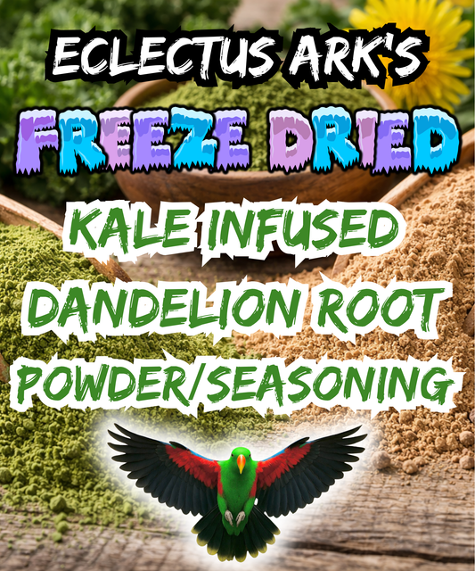 Freeze Dried Kale Infused Dandelion Root Powder/Seasoning
