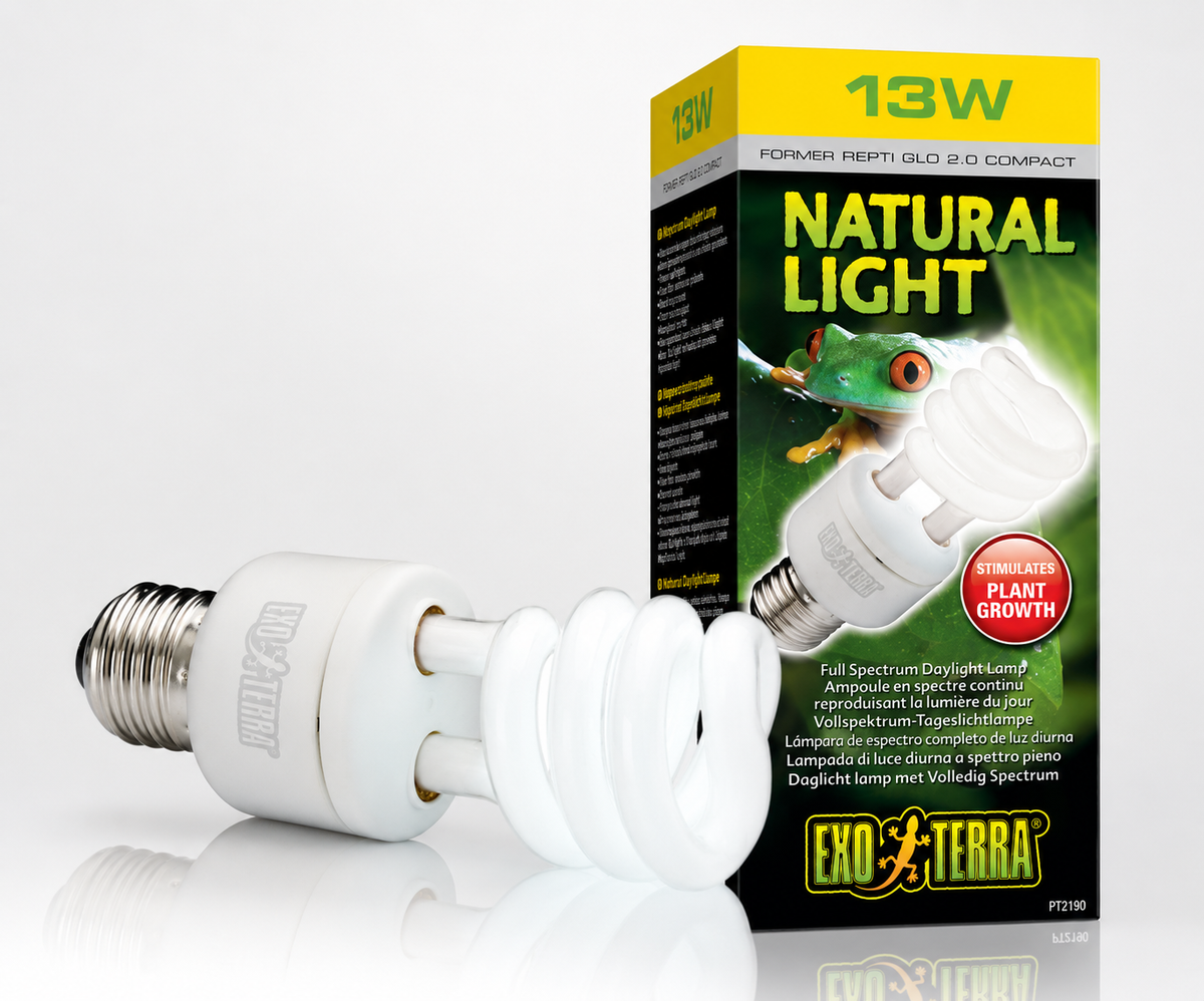 Exo Terra Natural Light - Full Spectrum Daylight Bulb
