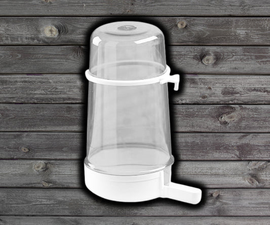 S.T.A Plastic Tube Bird Waterer 14 Oz Short Lip