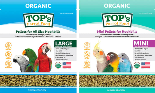 Top's 4 lb. Mini & Large Pellet Two-Pack (includes shipping)